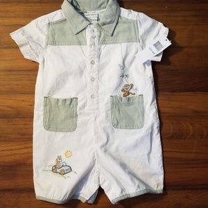 5/$20 Little boys play suit.